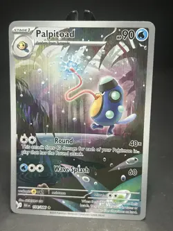 The Pokemon Company Palpitoad Holo 90 HP Sv: Black Bolt 104/086 Stage 1 English - Image 1