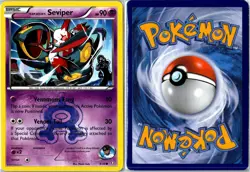 Team Aqua's Seviper Double Crisis 9/34 2015 Common Lightly Played - Image 3
