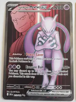 Pokemon Team Rocket's Mewtwo ex 213/182 Levincia 244 Crobat 242 Destined Rivals - Image 2