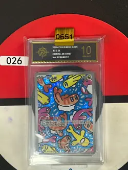 Pokemon TCG S-Chinese Tatsugiri Gem Pack Vol.5 CBB5C 28 07/07 Grade10 - Image 1