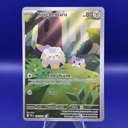 Togedemaru 104/94 Illustration Rare Full Art Holo Phantasmal Flames Pokemon NM - Image 1