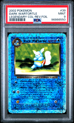Pokemon Legendary Collection Dark Wartortle 39/110 Reverse Holo PSA 9 MINT WOTC - Image 1