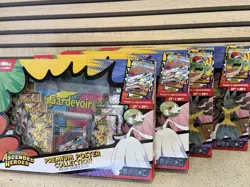 Pokemon Ascended Heroes Lot 4 Premium Poster Collection Mega Lucario + Gardevoir - Image 1