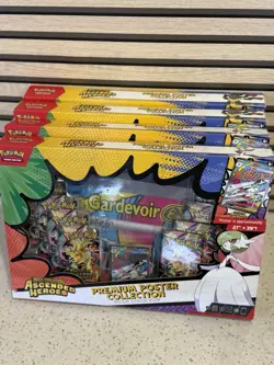 Pokemon Ascended Heroes Lot 4 Premium Poster Collection Mega Lucario + Gardevoir - Image 3