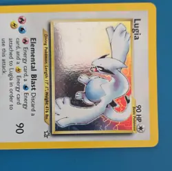 The Pokemon Company Lugia 9/111 Neo Genesis Unlimited Holo Rare 90 HP ENG 2000 - Image 2