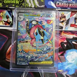 Pokemon Mega Greninja EX 116/086 Evolutions Secret Rare Holo Full Art 350HP - Image 1