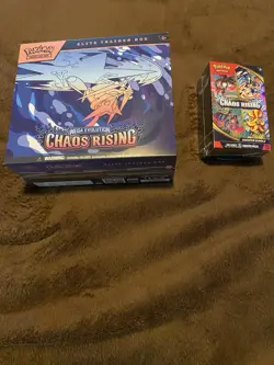 Pokemon TCG Chaos Rising Sealed lot:ETB + Booster Bundle + Booster Packs - Image 2