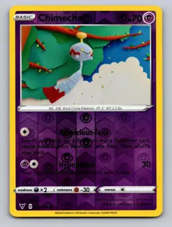 Chimecho 072/185 Vivid Voltage Pokemon Reverse Holo NM Ito Crochet Art - Image 1