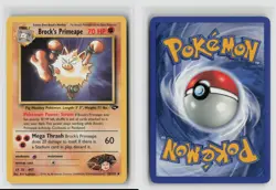 Brock's Primeape #035/132 Gym Challenge Uncommon Pokemon TCG MP - Image 3