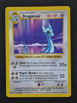 Dragonair #18 / 102 SHADOWLESS Base Set - NM - Pokemon 1999 TCG WOTC Vintage - Image 1