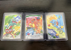 Pokemon First Partner Illustration Collection Series 1 Kanto Gen 1 Starters Set - Image 1