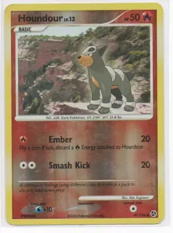 Pokemon TCG Houndour 69/106 Reverse Holo Great Encounters Diamond & Pearl NM/LP - Image 1