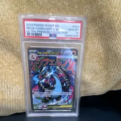 PSA 10 Mega Charizard X EX #023 2025 JP Me: Mega Evolution Promo Holo Full Art - Image 1