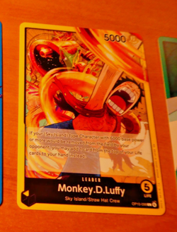 ONE PIECE ENGLISH CARD GAME CARTE CARTE LUFFY OP15-098 EN MINT 2026 - Image 1