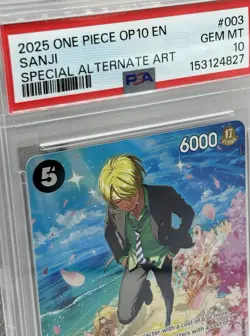 One Piece CCG Sanji SP ST14-033 - English - PSA 10 - Image 3