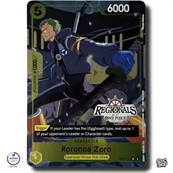 One Piece Card Roronoa Zoro OP07-113 Regional Participation Pack 2026 Vol.1 - Image 1