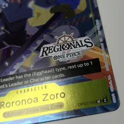 One Piece Card Roronoa Zoro OP07-113 Regional Participation Pack 2026 Vol.1 - Image 5