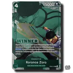One Piece Card Roronoa Zoro EB02-019 Tournament Pack 2025 Vol.3 Promo English - Image 1