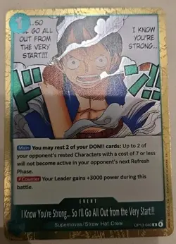 OP13-040 - I Know You're Strong... (R) - One Piece TCG - English - Image 1