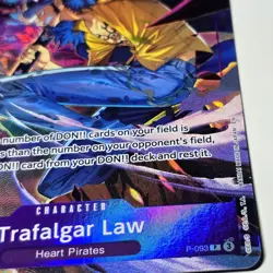 One Piece Card Game Trafalgar Law P-093 Illustration Box Vol.5 Promo English - Image 4