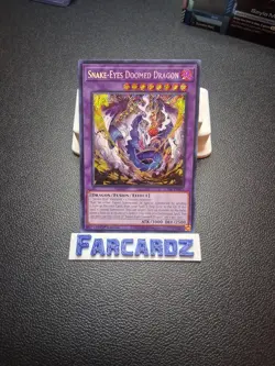 Yugioh!-Snake-Eyes Doomed Dragon-SUDA-EN035- 1st Ed- Secret-(VLP/NM) - Image 1