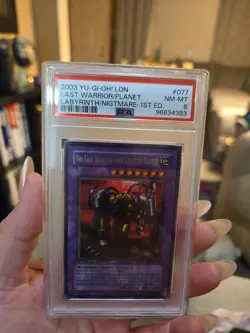 Yu-Gi-Oh! The Last Warrior From Another Planet Lon 1st Psa 8 Yugioh - Image 1