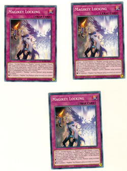 Set Of 3 Magikey Locking BODE-EN077 Burst Of Destiny 1st Edition Yugioh - Image 1