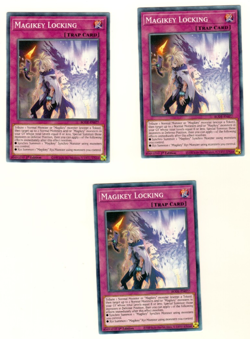Set Of 3 Magikey Locking BODE-EN077 Burst Of Destiny 1st Edition Yugioh - Image 3