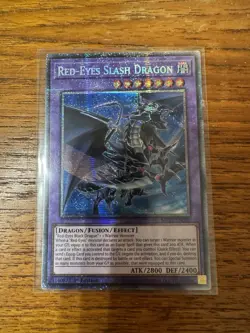 Yugioh 2025 Mega-Pack: Red-Eyes Slash Dragon MP25-EN031 Starlight Rare NM - Image 1