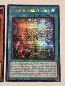 Primite Lordly Lode MP25-EN114 Prismatic Secret Rare Yugioh PSR Set Mint + BONUS - Image 2