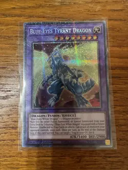 Blue-Eyes Tyrant Dragon - MP25-EN042 - Starlight Rare YuGiOh - Image 1