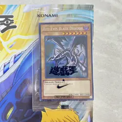 Yugioh Red-Eyes Black Dragon Nike Collaboration 2025 Promo w/ Jump - Image 5