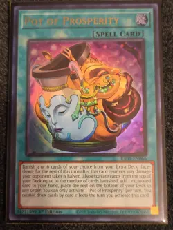 Yugioh! Pot of Prosperity - RA01-EN066 - Ultra Rare - 1st Edition Near Mint, Eng - Image 1