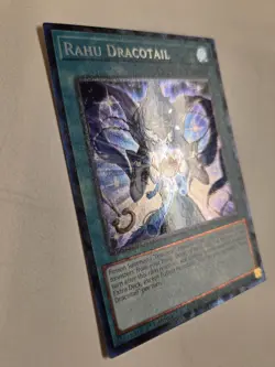 Rahu Dracotail (CR) JUSH-EN009 Collector's Rare Yugioh 1st Edition Mint - Image 3