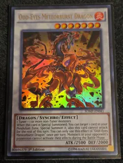 Odd-Eyes Meteorburst Dragon SDMP-EN041 - 1st Edition NM - Ultra Rare Yugioh Card - Image 1
