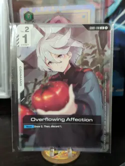 Gundam TCG Overflowing Affection Newtype Challenge Alt Art Promo Card ENGLISH - Image 1
