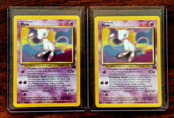 Mew (Set of 2)WOTC Black Star Promo 8 Vintage Pokemon TCG Cards NM Free Ship - Image 1