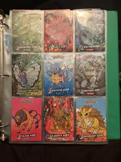 Pokemon Non TCG Binder Lot Baby Eif Crystal Card Coins Stickers And More - Image 2