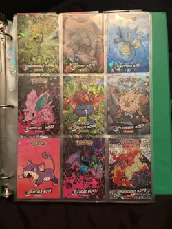 Pokemon Non TCG Binder Lot Baby Eif Crystal Card Coins Stickers And More - Image 3