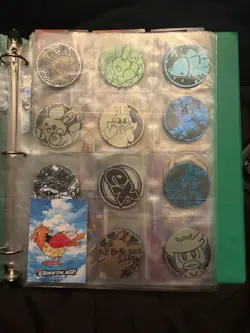 Pokemon Non TCG Binder Lot Baby Eif Crystal Card Coins Stickers And More - Image 4