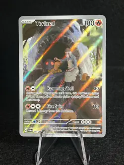Pokemon Torkoal 172/167 Sv06: Twilight Masquerade Holo Illustration Rare - Image 1