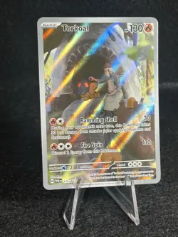 Pokemon Torkoal 172/167 Sv06: Twilight Masquerade Holo Illustration Rare - Image 2