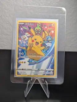 2020 Pokemon TCG Pikachu SWSH020 Sword and Shield Promo Holo Iron Tail HP70 - Image 5