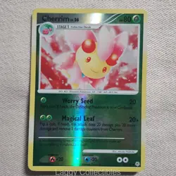 Pokemon Diamond & Pearl 45/130 Cherrim - Reverse Holo Uncommon - MP - Image 1