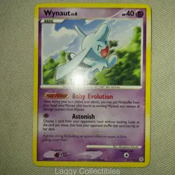 Pokemon Diamond & Pearl 42/130 Wynaut - Rare - Heavily Played - Image 3