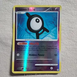 Pokemon Diamond & Pearl 65/130 Unown [A] - Reverse Holo Uncommon - HP - Image 1