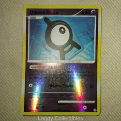 Pokemon Diamond & Pearl 65/130 Unown [A] - Reverse Holo Uncommon - HP - Image 3