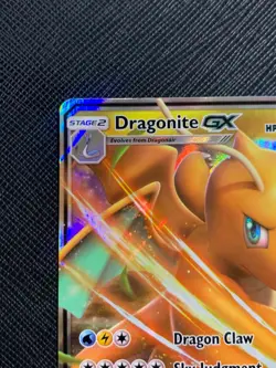 2019 Dragonite GX 152/236 Sun & Moon Unified Minds Pokemon TCG LP - Image 3