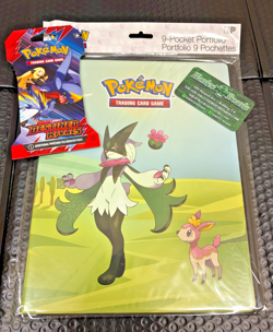 Ultra Pro 9-Pocket Portfolio Pokemon Binder- MORNING MEADOW (incl 1 DR PACK) - Image 1