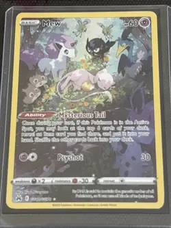 Pokemon Mew Ultra Rare Holo GG10/GG70 Crown Zenith Galarian Gallery 60 HP - Image 2